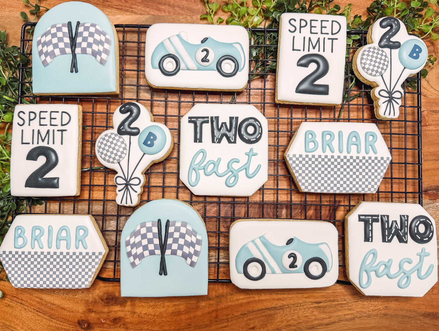 Hand-Piped/Printed Combination Sugar Cookies