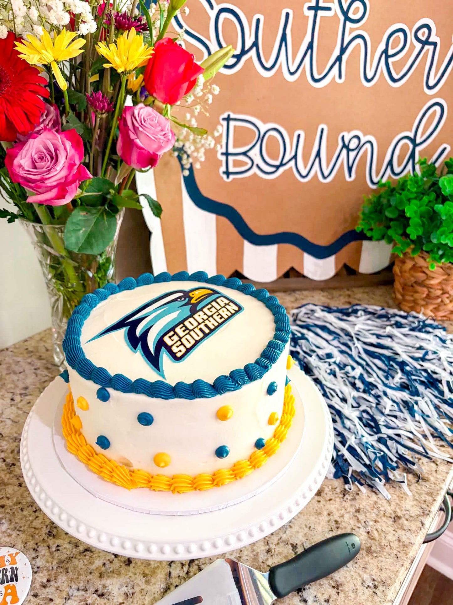 Decorated 8” 3 Layer Cake