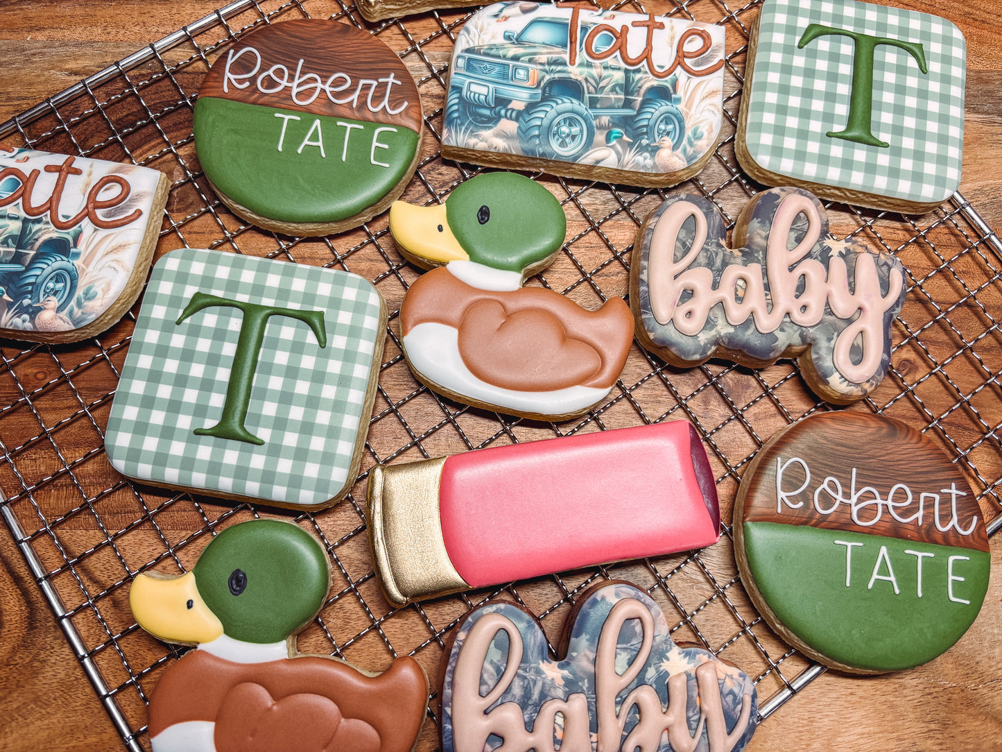 Hand-Piped/Printed Combination Sugar Cookies