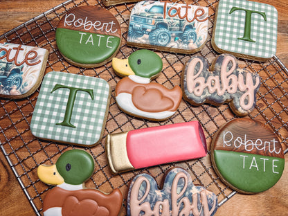 Hand-Piped/Printed Combination Sugar Cookies