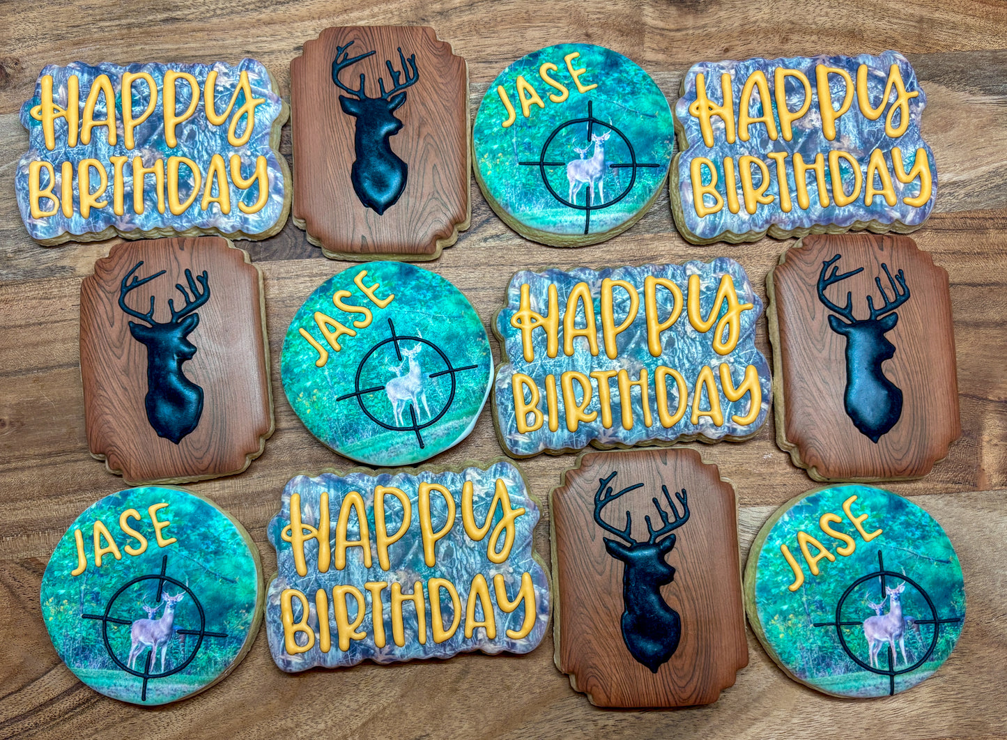 Hand-Piped/Printed Combination Sugar Cookies