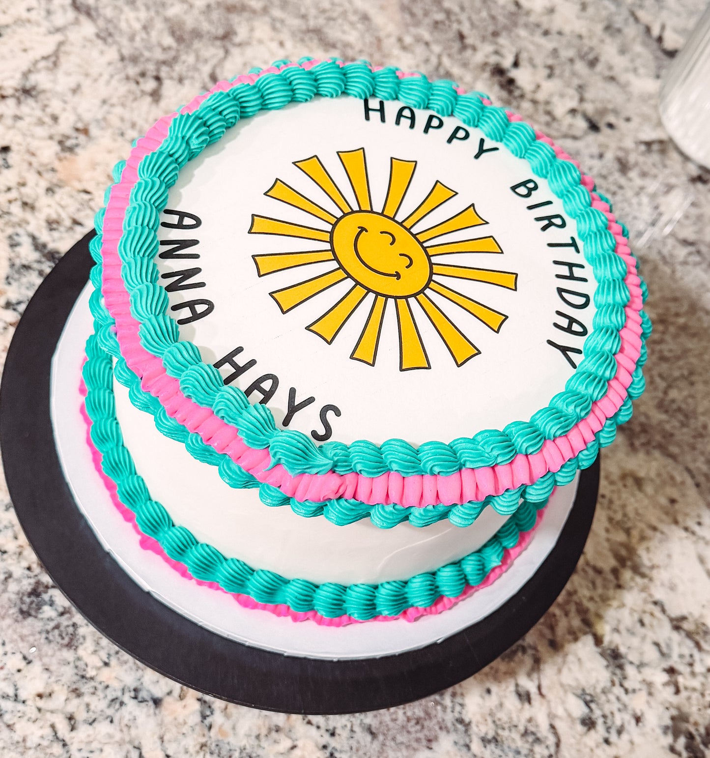 Decorated/Filled - 3 Layer Cake