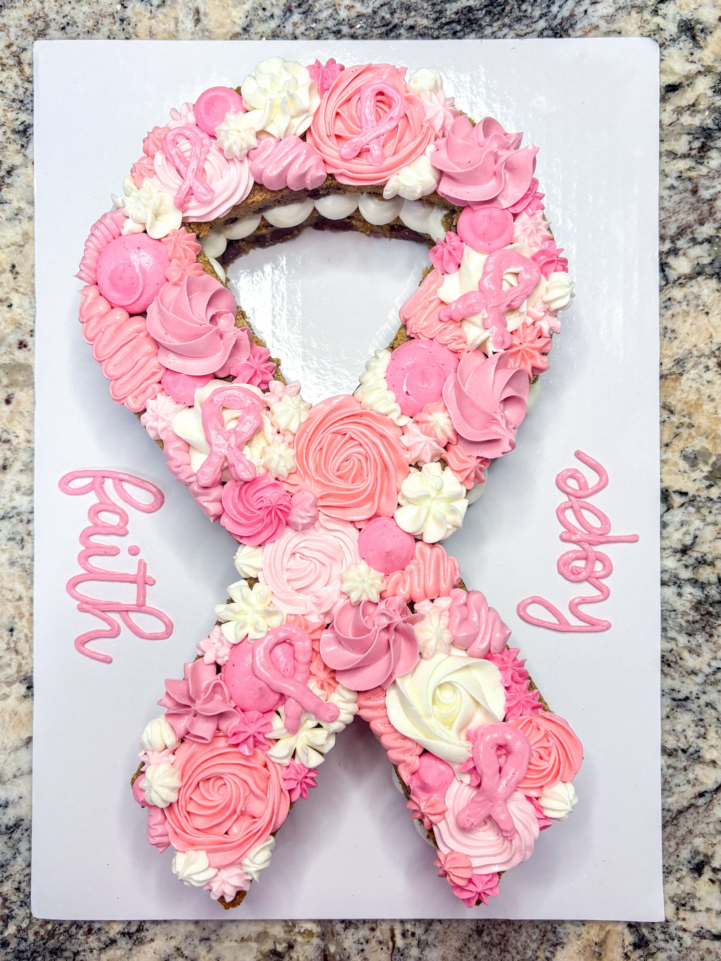 Small Number/Letter/Symbol Cookie Cake (approximately 7.5"x10")
