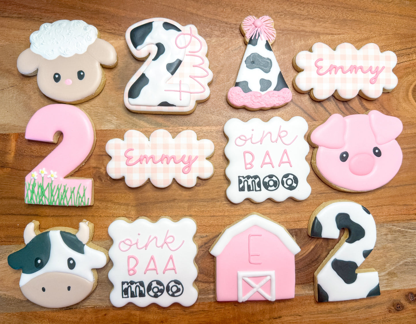 Hand-Piped/Printed Combination Sugar Cookies