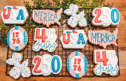 Hand-Piped/Printed Combination Sugar Cookies