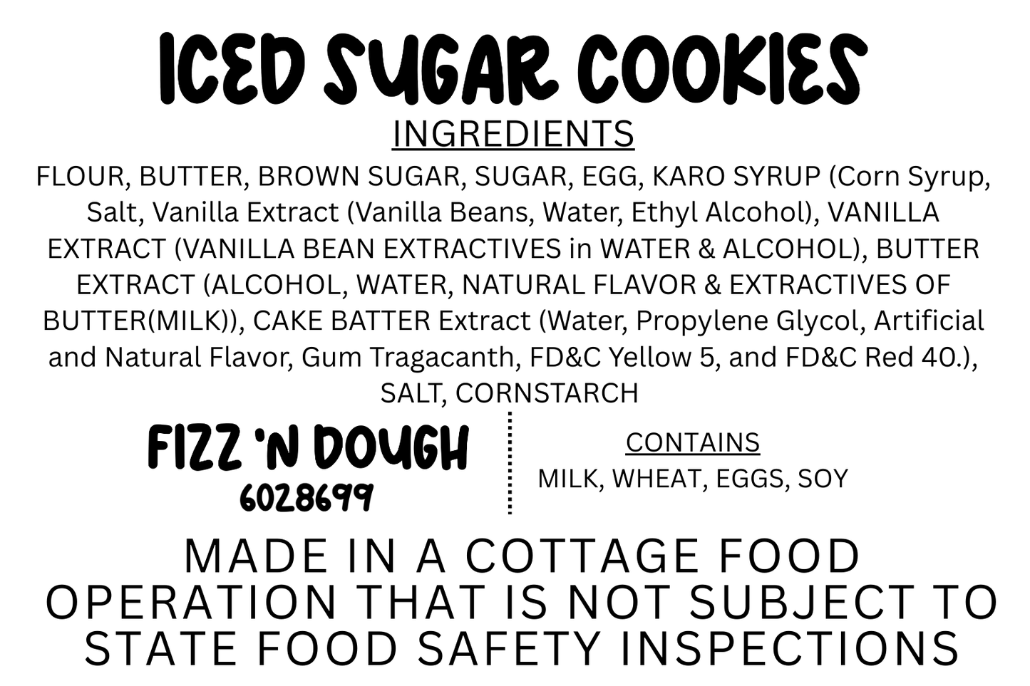 Hand Piped Cookies