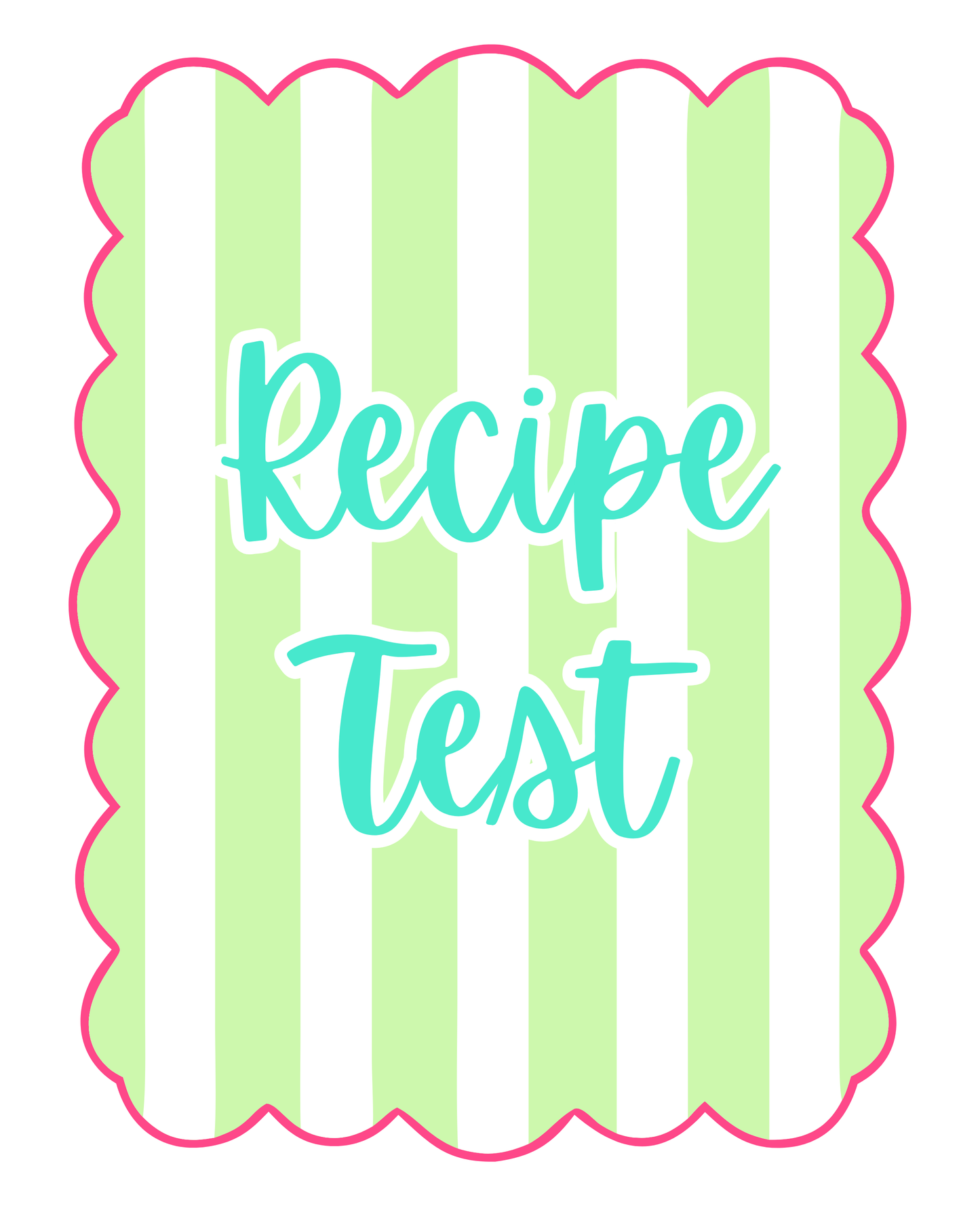Recipe Tests